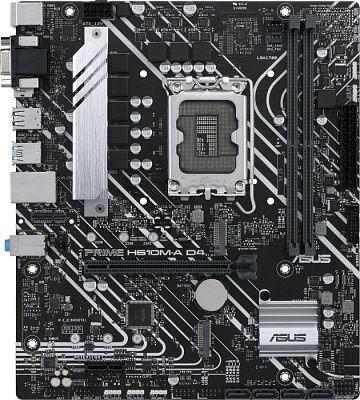 Материнская плата ASUS Prime H610M-A D4-CSM, iH610,S1700,mATX (90MB19P0-M0EAYC)