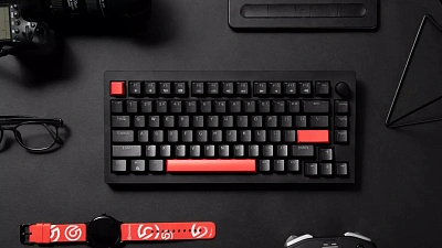 Клавиатура механическая Lemokey  X4 84Key, Keychron Red, черный (Lemokey X4, Keychron Red)