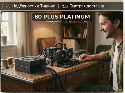 Блок питания FSP HPT2-1650M, 1650W, FULL MODULAR, ATX PLATINUM, Reatil (PPA16F0109)