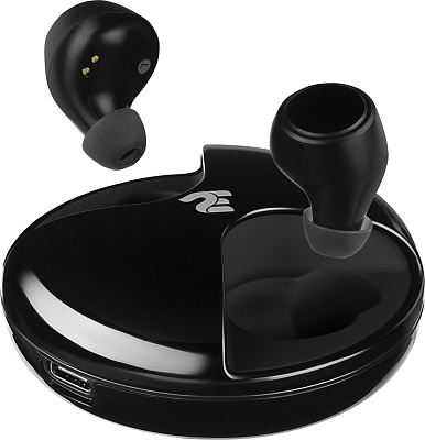Bluetooth гарнитура 2E RainDrops Light Truet Wireless Waterproof Mic, Black (2E-EBTWRDLBK)