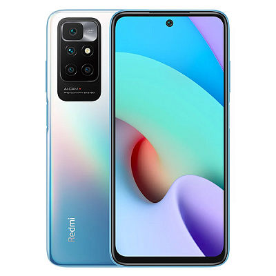 Смартфон Xiaomi Redmi 10 2022, 4/128GB, Sea Blue (21121119SG/761102)