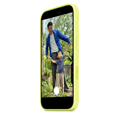 Чехол Apple для iPhone 17 Silicone Case with MagSafe - Neon Yellow Model A3558 (MGEV4ZM/A)