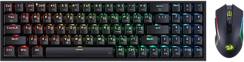 Клавиатура + мышь, USB,Redragon S136, Black (72158)