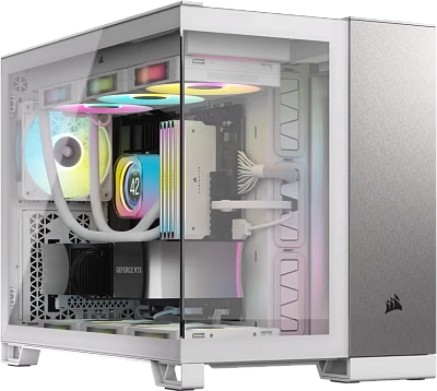 Корпус Corsair 2500X, White/Satin Gray Aluminum (CC-9011289-WW)
