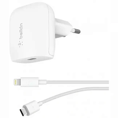 Зарядное устройство Belkin USB-C 20W PD (WCA003vf04WH)
