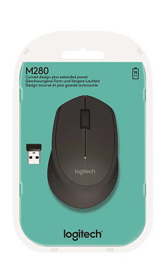 Компьютерная мышь   Logitech беспроводная M280 Black (910-004287)