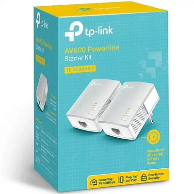 Сетевой адаптер Powerline Tp-Link TL-PA4010KIT(EU)  (TL-PA4010 KIT(EU))