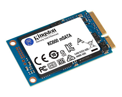 Твердотельный накопитель SSD 512 Gb mSATA 3.0 Kingston SKC600MS/512G 3D TLC (SKC600MS/512G)