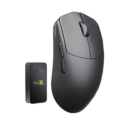 Мышь Lamzu Maya X, Charcoal Black (6975637430213)