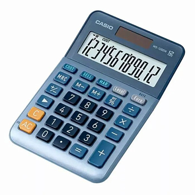 Калькулятор настольный CASIO MS-120EM-W-EP (MS-120EM-W-EP)