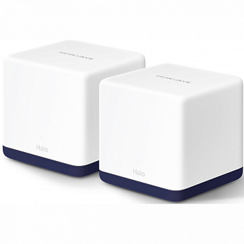 Домашняя Mesh Wi-Fi система GbE AC1900 Mercusys Halo H50G (2-pack)  (Halo H50G(2-pack)(EU))