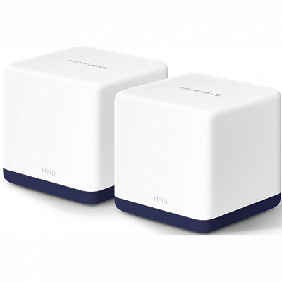 Домашняя Mesh Wi-Fi система GbE AC1900 Mercusys Halo H50G (2-pack)  (Halo H50G(2-pack)(EU))