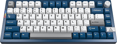 Клавиатура беспроводная Montech MK PRO 75 FB - синий/белый (MK PRO 75 FB)