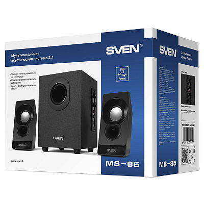 Колонки Sven MS-85 (MS-85 (2.1) - BLACK)