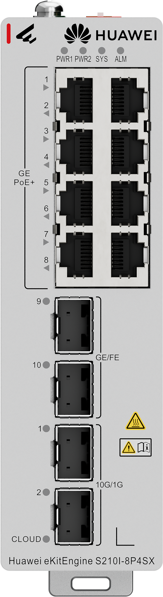 Коммутатор Huawei S210I-8P4SX PoE (98012933)