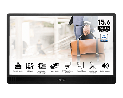  Портативный ультратонкий монитор 15.6" MSI PRO MP161 E2 (PRO MP161 E2)