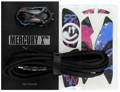 Мышь GravaStar Mercury X Pro, Neon (GS X PRO_CG_BLK)
