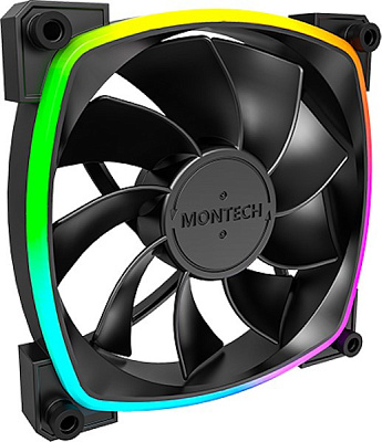 Вентилятор для корпуса Montech RX120 3 in 1 Pack, Черный (RX120 3 in 1 Pack (B))