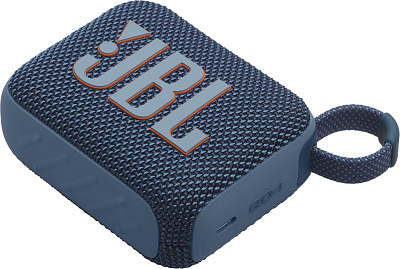 Беспроводная колонка JBL GO4, Blue (JBLGO4BLU)