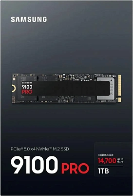 Твердотельный накопитель SSD Samsung 9100 PRO M.2 PCIe 1 TB (MZ-VAP1T0BW)