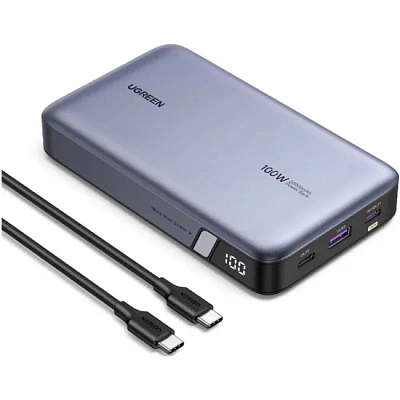 Пауэрбанк UGREEN PB720 20000mAh PD 100W Power Bank (25188)