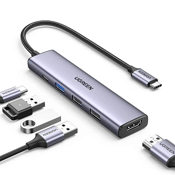 USB Хаб UGREEN USB-С на HDMI CM478 (15495)