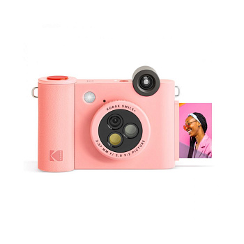 Фотоаппарат моментальной печати Kodak Smile+ розовый (RODSMPCAMPK)
