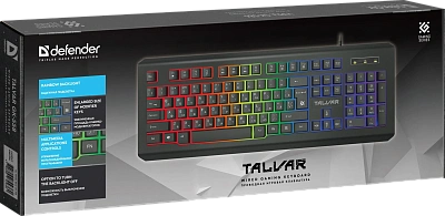 Клавиатура игровая Defender Talvar GK-558 - черный (45557)