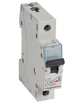 Legrand 404032 Авт.выкл.TX3 C40A 1П 6000 (404032)