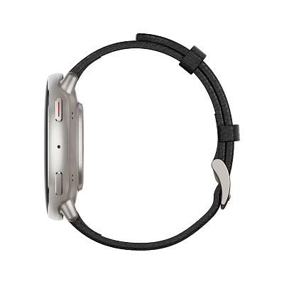 Смарт часы Amazfit Active 2 Round A2437 Black Leather (A2437) (A2437_ Black Leather)