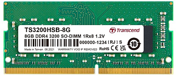 Память оперативная Notebook Transcend TS3200HSB-8G DDR4 8GB 3200 MT/s (TS3200HSB-8G)