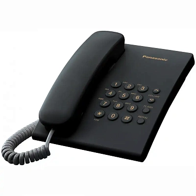 Телефон Panasonic KX-TS2350RU, черный (KX-TS2350CAB/RUB)