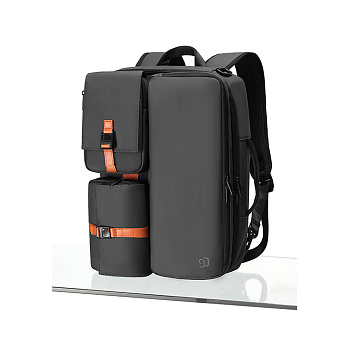 Рюкзак NINETYGO 3 in 1 Delachable Backpack Темно-серый (6941413235495)