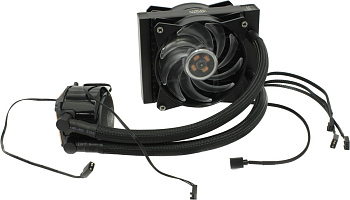 Водяное охлаждение для CPU CoolerMaster MasterLiquid ML120R RGB 4-pin(PWM) 650-2000RPM 15dBA LGA1151/1150/1155/2066/2011/1366/AM4/AM3+/AM3/AM2+/AM2FM2+/FM2/FM1 MLX-D12M-A20PC-R1 (MLX-D12M-A20PC-R1)