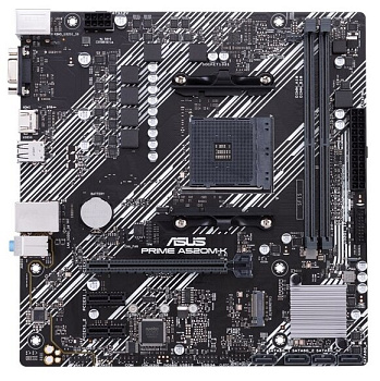 Материнская плата ASUS PRIME A520M-K AMD A520 AM4 2xDDR4 4xSATA3 RAID M.2 D-Sub HDMI mATX (PRIME A520M-K)