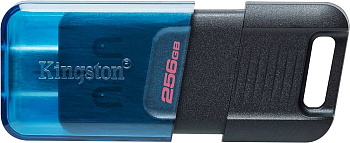 Флэш-накопитель Kingston 256Gb USB-C 3.2 Data Traveler 80M (Blue-Black) (DT80M/256GB)