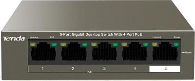PoE-коммутатор Tenda TEG1105P-4-63W (TEG1105P-4-63W)