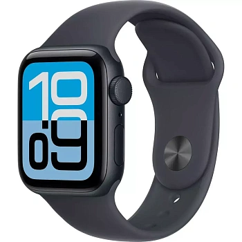 Смарт часы Apple Watch SE 3 GPS 40mm, Midnight Aluminium Case with Midnight Sport Band - M/L MEHC4RK/ (MEHC4RK) (MEHC4RK/A)