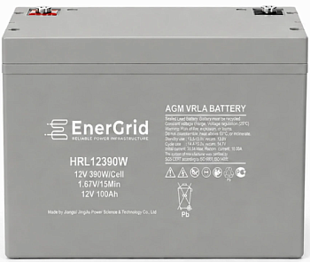 Аккумулятор EnerGrid HRL12390W, 12В 100Ач (EnerGrid HRL12390W)