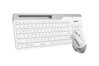 Клавиатура + мышь A4Tech Fstyler FB2535C, Icy White, Bluetooth, USB (FB2535C/ICY WHITE)