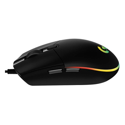 Мышь игровая Logitech G102 LIGHTSYNC BLACK 8000dpi/USB/2М/RGB (910-005823)