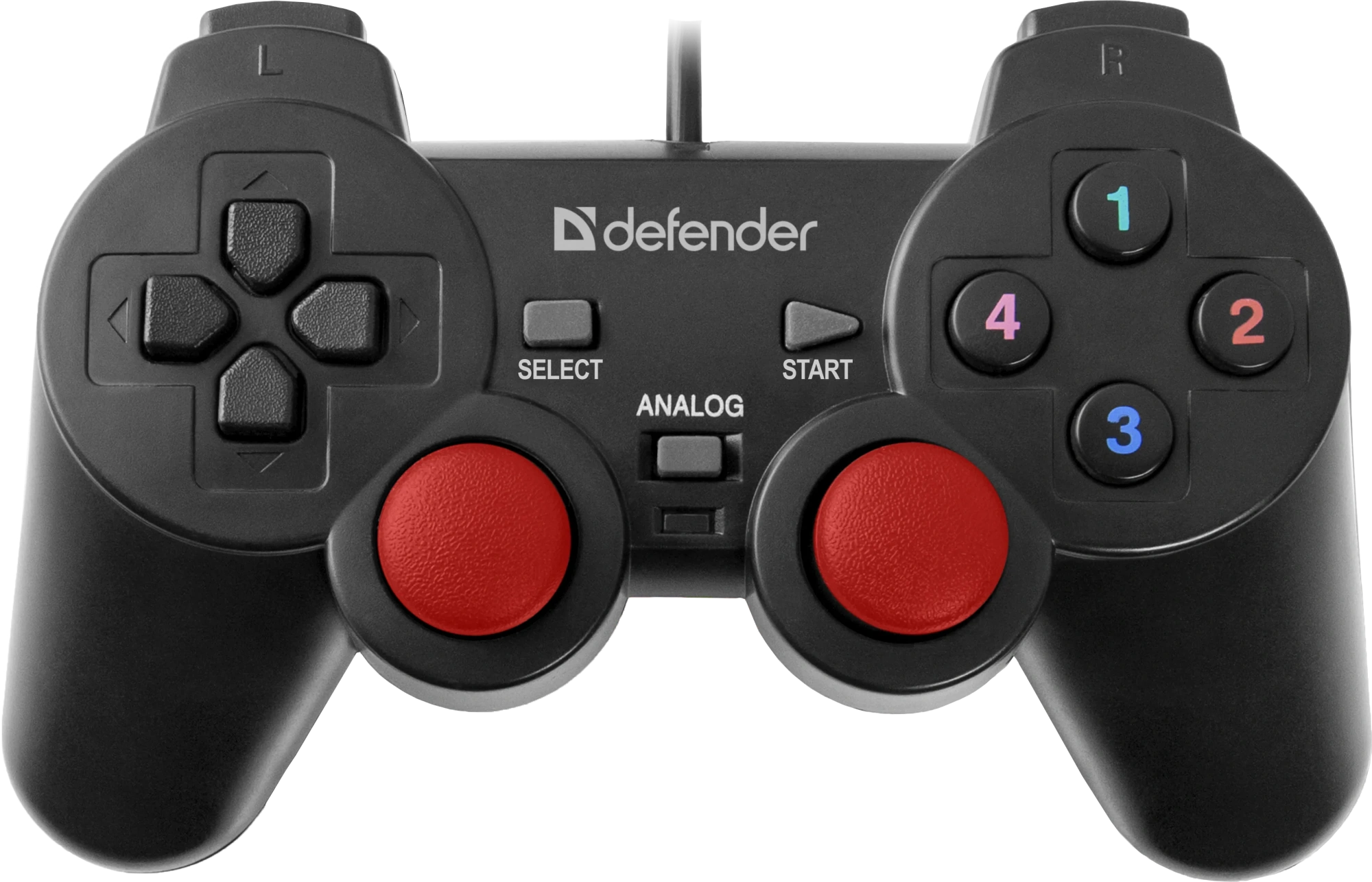 Геймпад Defender Glyder, Vibration, 12 кнопок, 4-поз джойстик, 2 D-Pad, USB (64399)
