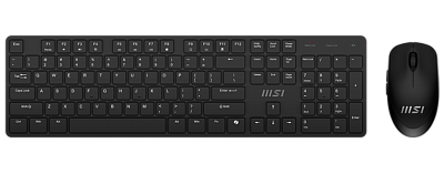 Комплект клавиатура + мышь MSI FORGE K200 WIRELESS COMBO Черный (FORGE K200 W COMBO)