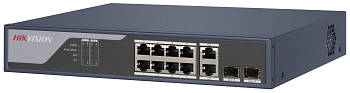 Коммутатор Hikvision DS-3E1310P-SI(B) PoE  (DS-3E1310P-SI(B))
