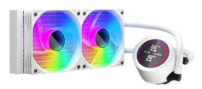 Кулер с водяным охлаждением 1STPLAYER TS4 240 WHITE (TS4-240-WH)