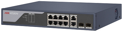 Коммутатор Hikvision DS-3E1310P-SI(B) PoE  (DS-3E1310P-SI(B))