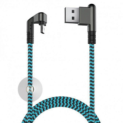 Кабель OLMIO  X-Game Neo USB 2.0 - micro USB голубой (38906)