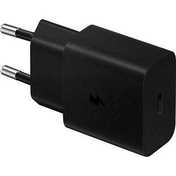 Сетевое зарядное устройство Samsung 15W Power Adapter USB Type-C (EP-T1510XBEGRU), black