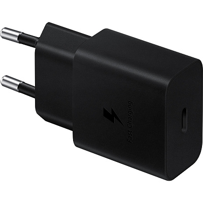 Сетевое зарядное устройство Samsung 15W Power Adapter USB Type-C (EP-T1510XBEGRU), black