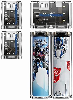 Пауэрбанк Transformers TF-D05 Optimus Prime, 10000 mAh, 2х 5000 mAh - Blue (TF-D05-OP)